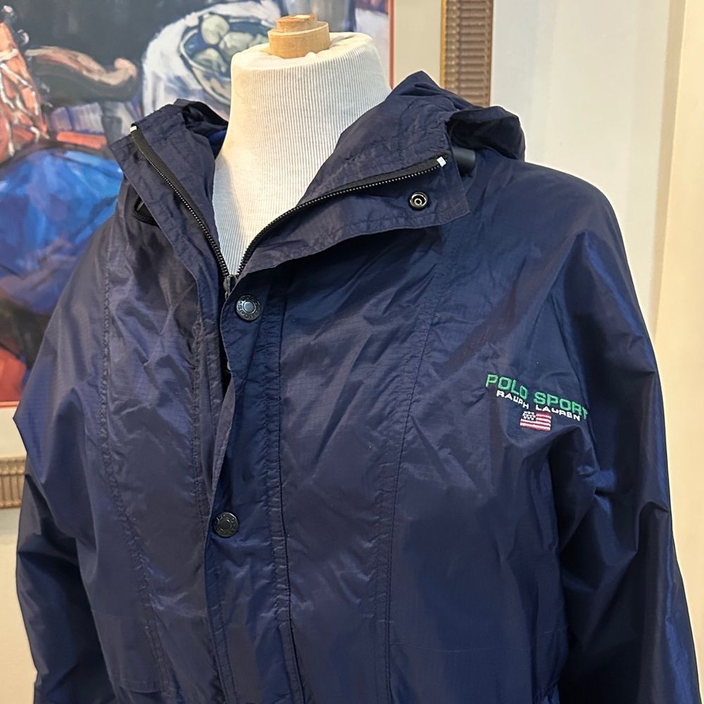 Polo Sport Jacket -Navy Men’s All-Weather Size Medium